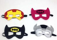 Custom Size Felt Eye Mask , Felt Superhero Mask Non Toxic For Children