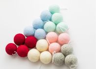 6 Cm Hanging Wool Felt Balls 6 Pure Colors For Creating Sweet Atmosphere