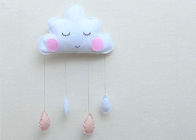 3 Colors Felt Fabric Crafts Cloud Raindrop Pendant Photo Prop Hanging Decoration