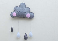 3 Colors Felt Fabric Crafts Cloud Raindrop Pendant Photo Prop Hanging Decoration