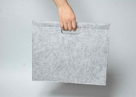 Waterproof Pure Color 12.5 X 8.6 Inches Felt Handbag