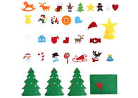 Toddler Friendly Home Decorations 31pcs Diy 3d Felt Christmas Tree
