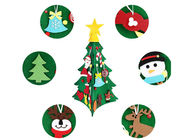 Toddler Friendly Home Decorations 31pcs Diy 3d Felt Christmas Tree