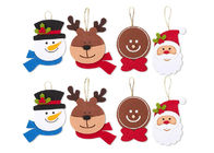 Hanging Decorative Kids 10CM Felt Christmas Ornaments