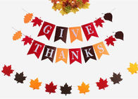 Give Thanks Unbleached Diy Felt Garland Bunting Banner Party Decoration