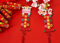 40*10cm Felt Holiday Decorations With Dragon And Ox Design
