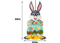 28pcs Detachable Accessories Felt Rabbit Kit Cartoon Sticker Game Set