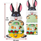 Fun 3mm Felt Bunny Ornament Wall Hanging Decoration For Easter Toy Gifts