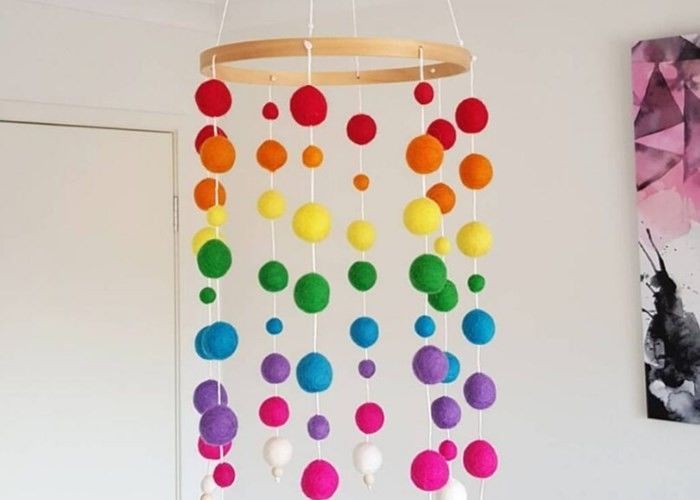 Mobile Baby Bed Bell Hanging Ornaments Helps Aid In Baby'S Mental