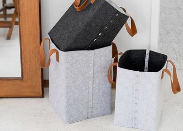 Double Color Felt Cube Storage Boxes Housewives Necessary With Large Capacity