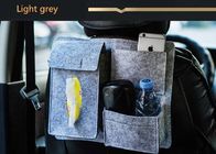 Anti Kicking Car Seat Back Storage Bag Water Resistant Easy Cleaning