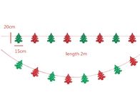Customized Logo Christmas Tree Flag 20*15 Cm Felt Christmas Tree Decorations