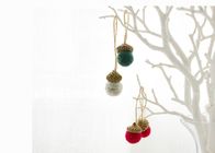 2.5*2 Cm Mini Wool Balls , Wool Garland Balls For Christmas Decoration