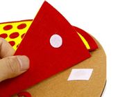 Pizza Design Felt Cloth Crafts Safe For Kids Early Learning Knowledge