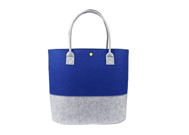 Eco-Friendly Ladies Felt Shopping Bag Leisure Stitching Design Multiple Color