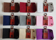 Accept OEM 43 Colors Felt Key Wallet Business Gifts Key Holder With 6 Hooks