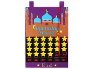 Ramadan Advent Felt Calendar Eid Mubarak Hanging Countdown Calendar 20*14''