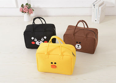 Korean Cartoon Duck Design 0.3cm Felt Makeup Bag