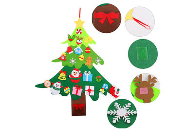 3D DIY Xmas Decorations 29pcs Ornaments Felt Christmas Tree Wall Hanging