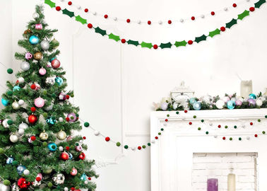 Free Sample Garland Decoration Felt Pom Pom Banner