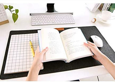 Non Slip Desk Mat Protector 32*63cm Felt Mouse Pad