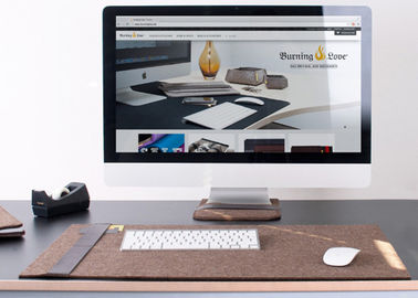 Multi Functional Office Dual Use 40*80cm Felt Mouse Mat