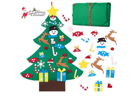 3ft Diy Felt Christmas Tree With 26 Pcs Ornaments Wall Decor