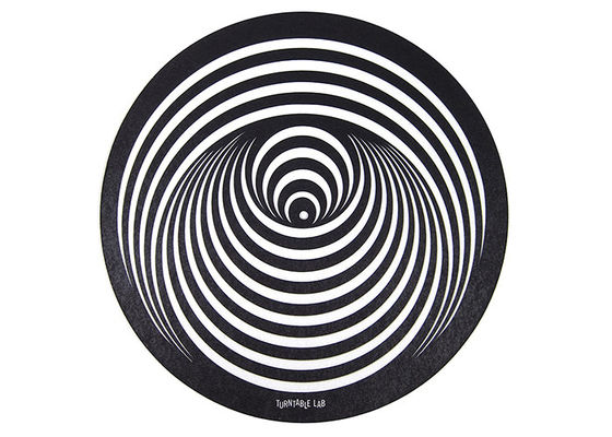 3mm 7 Inch 12 Inch Turntable Printed Felt Slipmat