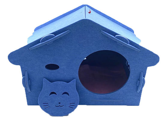 36.5*39.5*51.5CM Detachable EN71 Felt Pet Cave House