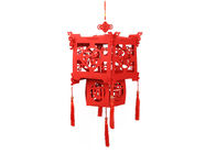 Reusable Chinese Lucky Red Fu 3d Puzzle EN71 Felt Lantern