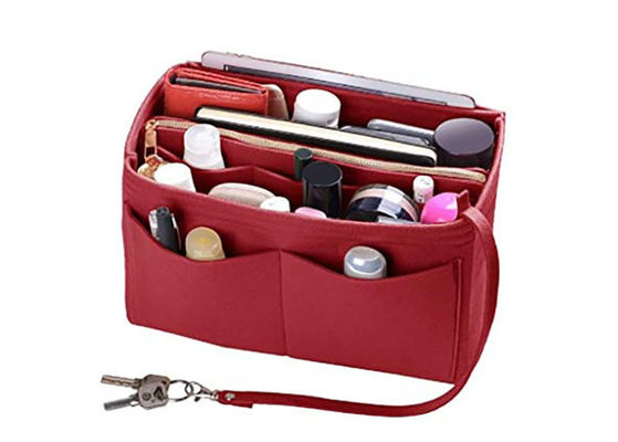 3mm Foldable Organizer Insert EN71 Felt Handbag With Zipper