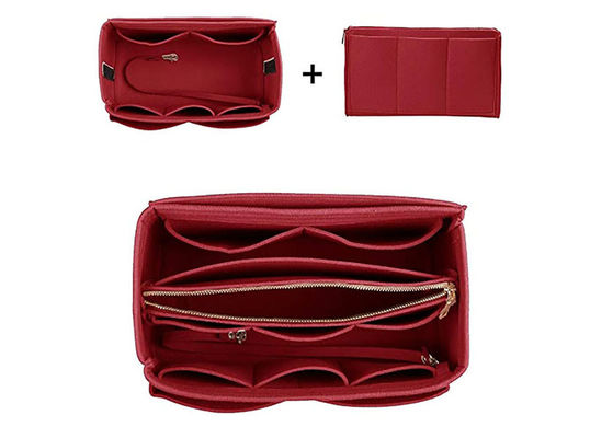 3mm Foldable Organizer Insert EN71 Felt Handbag With Zipper