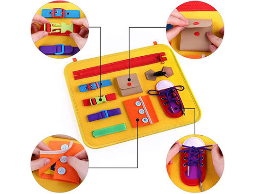 Basic Skills Board Montessori Felt Educational Toys