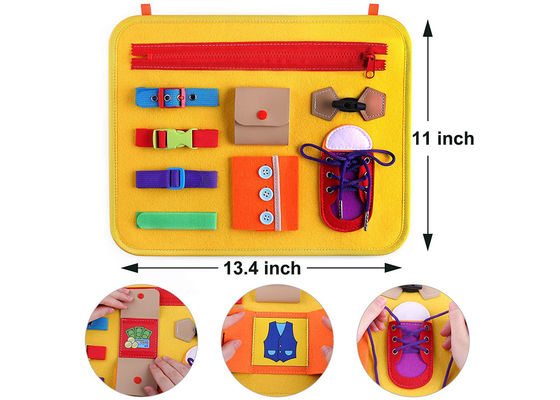 Basic Skills Board Montessori Felt Educational Toys