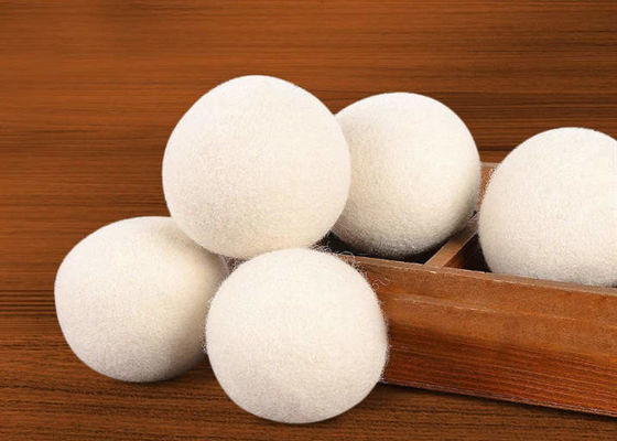 6.5cm 7cm Simple Natural Wool Dryer Balls For Laundry