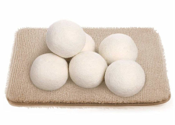 6.5cm 7cm Simple Natural Wool Dryer Balls For Laundry