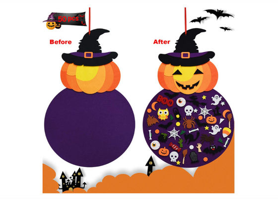 Indoors EN71 Felt Handicraft Halloween Decor For Kids