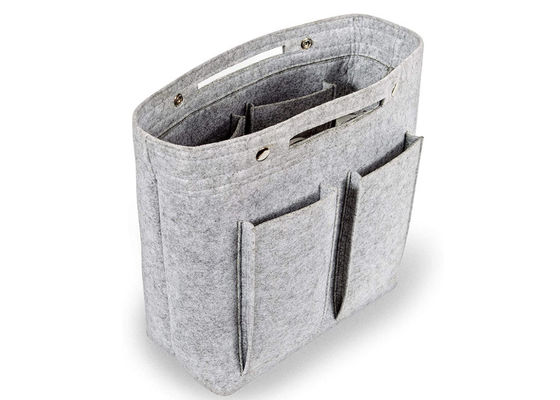 Grey 3mm EN71 Felt Insert Bag Organizer For Women