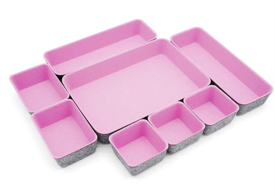 Makeup 3mm EN71 Felt Drawer Trays For Drawers Dividers