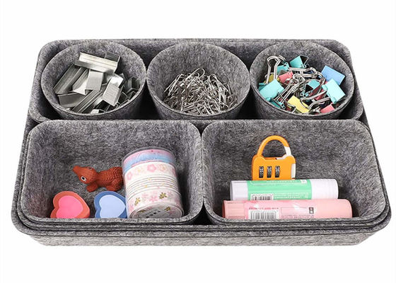 10.7x7.5 Organize Cosmetics 3mm Felt Storage Boxes