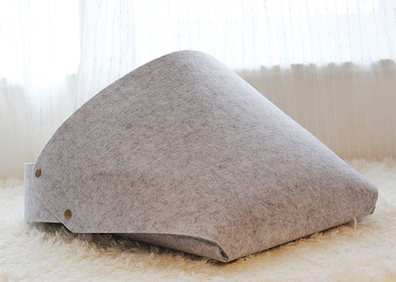 Cat Breathable 3mm Felt Pet Cave Contains A Pad