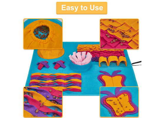 Mechanical Wash Stress Release 23x27 Felt Snuffle Mat For Dogs