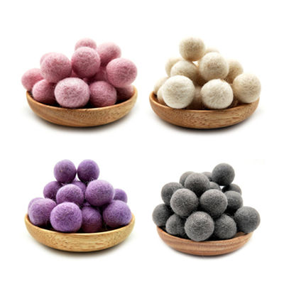 Baby Decorations Durable 20mm Pastel Felt Pom Poms
