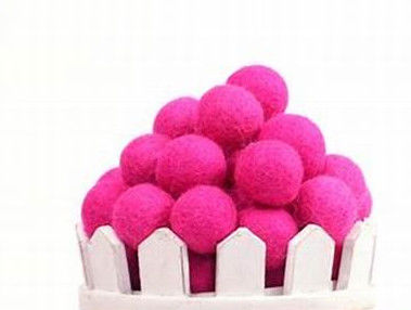 Baby Decorations Durable 20mm Pastel Felt Pom Poms