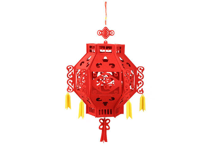 Chinese Festival And Celebration 100pcs Felt Paper Lantern