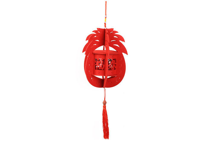 1pc Chinese New Year EN71 Felt Holiday Decorations Hang Lanterns